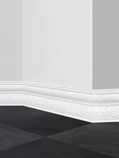 1卷1.1米冬季装饰3D泡沫自粘叶子浮雕设计家居装饰，翻新升级，增加幸福感踢脚线