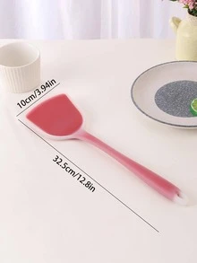 1 thìa silicone nấu ăn, hiện đại hai tông màu silicone Chef Craft Turner cho nhà bếp - Đỏ - Xem 6