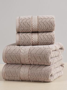 QIBHI 1/2/3/9 pezzi Asciugamani da bagno jacquard tinta unita, leggeri, assorbenti, comodi per bagno, viaggio, uso domestico, asciugamani da doccia per salone di bellezza, hotel, sport, articoli essenziali per la casa, asciugamani, asciugamani da bagno per la cura della pelle