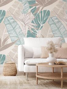 SUPSTICKER Watercolor Banana Leaf Tropical Plant Pattern Thickened Moisture-Proof Self-Adhesive Wallpaper, Suitable For Restaurant, Bedroom, Living Room, Home Decor, 1 Set Of 3pcs, 47.24x15.75 Inches/3pcs, 94.48x15.75 Inches/3pcs, 141.73x15.75 Inches/3pcs Stickers Gifts Birthday Graduation Room Decor Wall Decor Bathroom Decor Bedroom Decor Stuff Living Room Decor House Decor Home Decor Living Room
