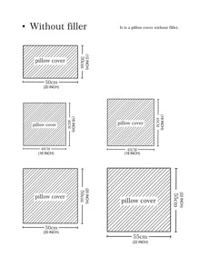 滿版圖案靠墊套不附帶墊芯 - 深灰色 - 查看 2