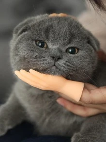 10pcs Creative Game, Funny Hand Shaped Toy For Home - Apricot - View 5