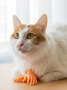 10pcs Creative Game, Funny Hand Shaped Toy For Home - Apricot - View 6