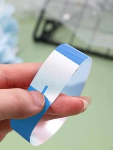 100入組雙色派對腕帶 - 藍色 - 查看 4