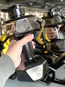 1入組1500毫升大容量運動水壺創意啞鈴設計健身房水壺