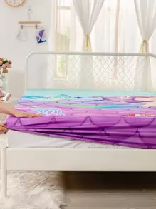 1 Họa Tiết Nàng Tiên Cá Trang Bị Tấm Vải Hiện Đại Trang Bị Tấm Đáy Cho Phòng Ngủ - Nhiều màu - Xem 5