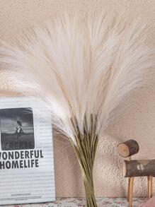 10 piezas artificial de plástico espadaña para casa adorno - Beis - Ver 9