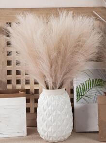 10 piezas artificial de plástico espadaña para casa adorno - Beis - Ver 10