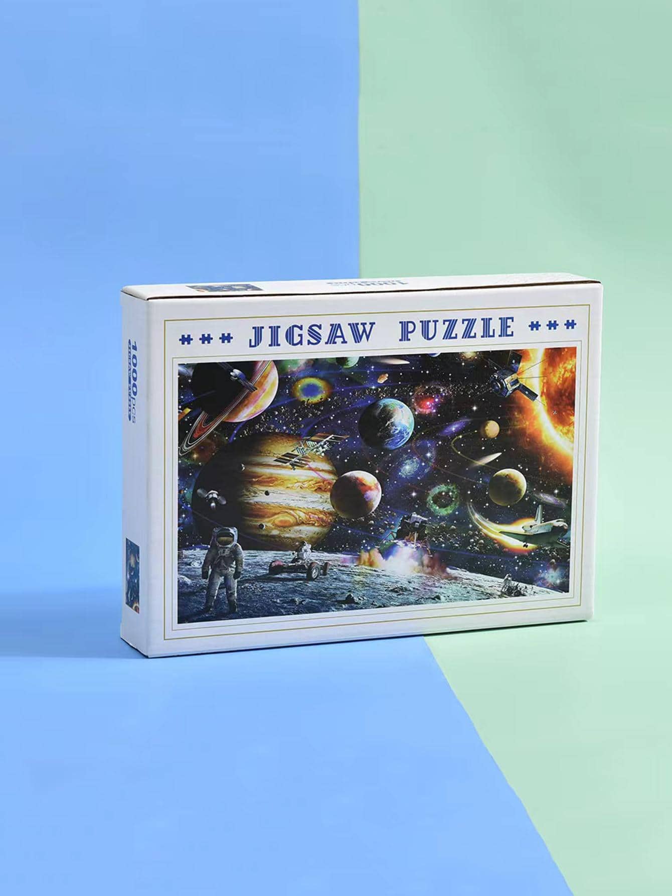 1000入組太空圖案七巧板