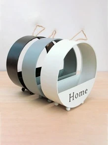 1 móc treo đồ bằng sắt, đồ họa chữ cái hiện đại treo tường chậu cây cho gia đình - Nhiều màu - Xem 10