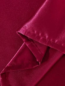 Solid Color Satin Flat Sheet