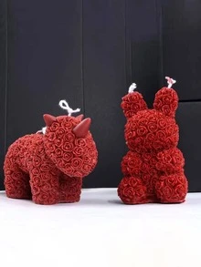 1 Khuôn Silicon, Thiết Kế Hình Thú Hoạt Hình Hiện Đại Tự Làm Khuôn Silicon Cho Gia Đình - trắng - Xem 9