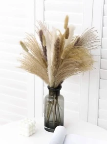 2顆人造蘆葦用於家居裝飾現代人造植物 - 彩色 - 查看 9