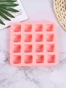 1pc Cube Design Random Color DIY Silicone Mold - Multicolor - View 6