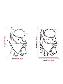 1入組卡通圖案牆貼