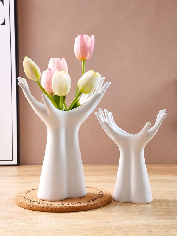 1 bucă vază de flori ABS, vază cu design creativ manual pentru flori, decorațiuni interioare, vază cu flori, piesă centrală, decor de masă