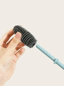 1pc Silicone Cleaning Brush - Blue - View 3