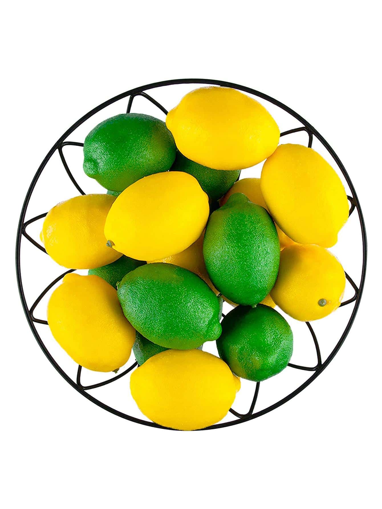 1pack Artificial Lemon, Modern Plastic Fake Fruit For Home - Multicolor - View 1