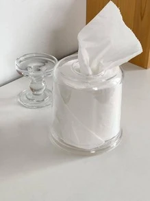 1 τμχ Clear Tissue Storage Box - Trong sáng - Xem 2