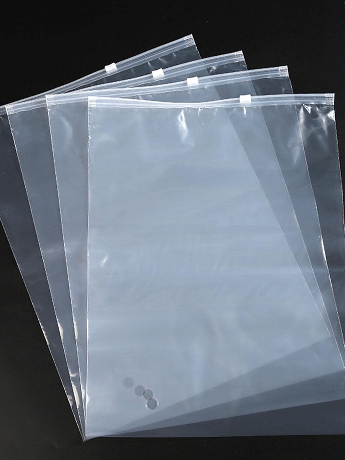 10pcs Clear Storage Bag - Clear - View 1