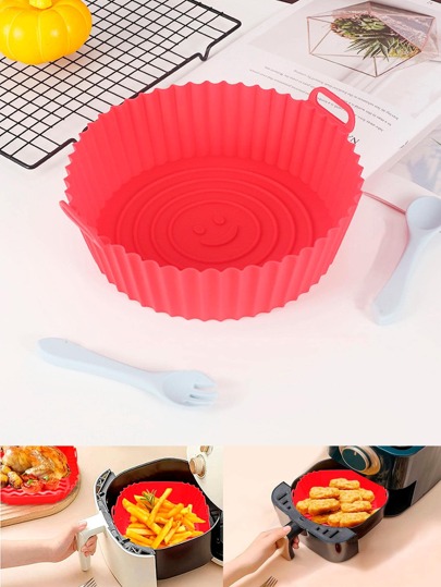 1pc Silicone Air Fryer Silicone Pot Liner