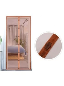 1 Màn Chống Muỗi Cửa Trắng Nút Nam Châm Cửa Lưới Màn Mùa Hè - trắng - Xem 7