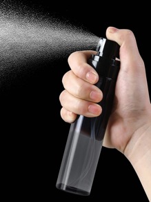 1 pieza Botella de spray transparente para decoración del hogar y el baño, de vuelta a la escuela en verano - Gris - Ver 1