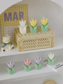 Bấc nến thiết kế hoa tulip 1pc - Nhiều màu - Xem 8