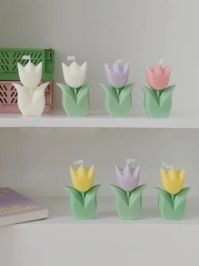 Bấc nến thiết kế hoa tulip 1pc - Nhiều màu - Xem 6