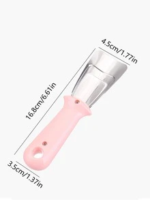 1pc Stainless Steel Ice Shovel - Blue - View 2