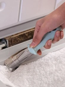 1pc Stainless Steel Ice Shovel - Blue - View 1