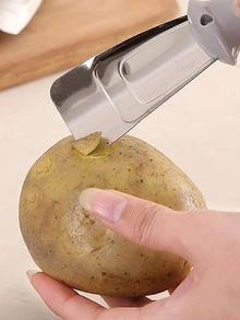 1pc Stainless Steel Ice Shovel - Blue - View 4