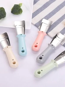 1pc Stainless Steel Ice Shovel - Blue - View 7