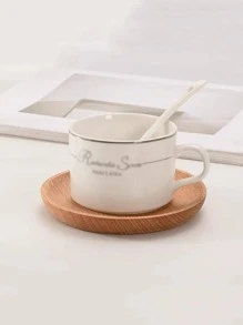 1入組木製食品托盤用於廚房餐桌簡約普通食品托盤