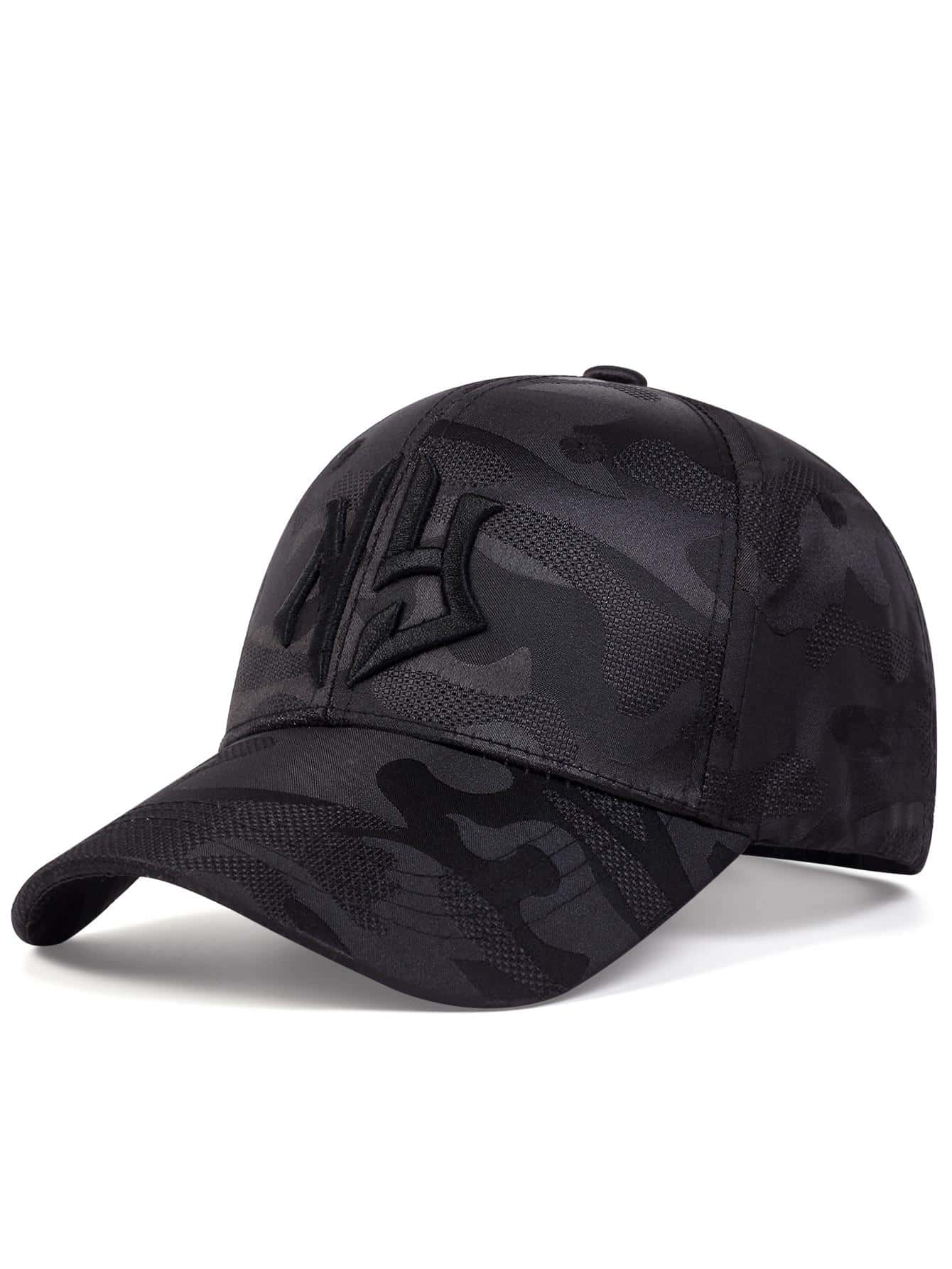 1 cái Unisex Thư thêu Camo In Mũ bóng chày thông thường có thể điều chỉnh, cho đường phố ngoài trời - Nhiều màu - Xem 1