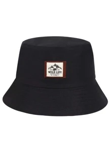 1件男式日常款漁夫帽 - 黑色 - 查看 1