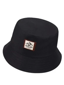 1件男式日常款漁夫帽 - 黑色 - 查看 2