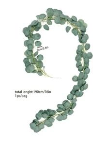 1根塑料人造藤蔓家用現代人造葉藤 - 綠色 - 查看 3