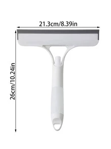 1 pieza Enjugador de goma ventana limpieza blanco PP portátil limpieza para doméstico - Blanco - Ver 5
