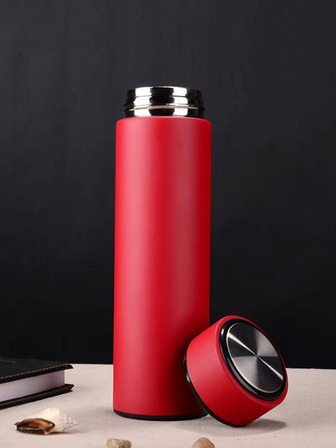 1入組500毫升不銹鋼保溫瓶辦公室用極簡雙層真空保溫瓶