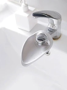 1入組PP水龍頭延長器現代素色水龍頭水龍頭延長器兒童洗手助手 - 灰色 - 查看 4