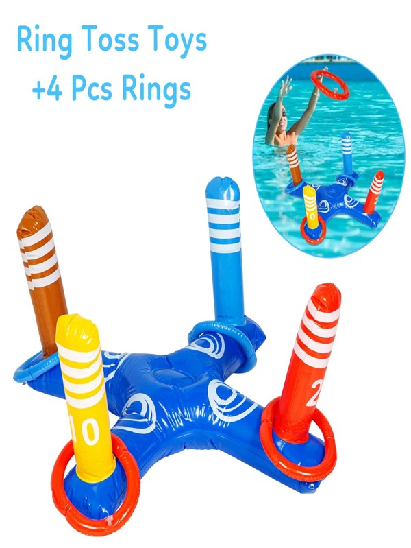 Inflatable Pool Fighting Float Row Toys,Inflatable Pool Ring Toss