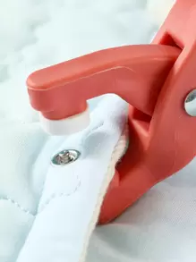 50pcs/set Punch Pliers & Button, Modern Manual Punch Pliers Tool For Home - Red - View 2