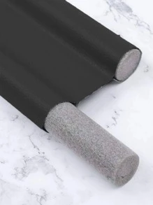 1pc Simple Black Wind Proof Sealing Strip, PVC Waterproof Door Sealing Strip For Home - Black - View 2