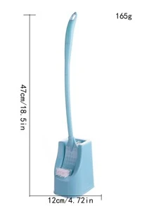 1 pieza Cepillo de baño inodoro moderno con mango largo para casa - Multicolor - Ver 3