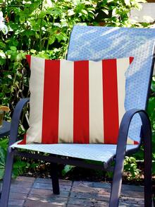 1 Họa Tiết Sọc Đệm Không Chất Độn, Vải Hiện Đại Trang Trí Ném Gối Cho Phòng Khách, trang Trí Nhà Cửa - Đỏ - Xem 6