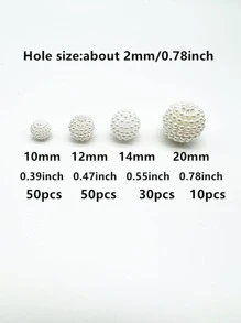 仿珍珠珠子diy珠寶配件 - 白色 - 查看 2