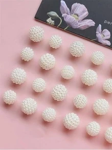 仿珍珠珠子diy珠寶配件 - 白色 - 查看 3