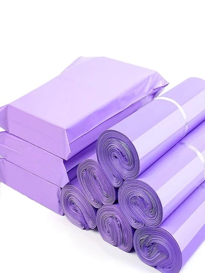 100 piezas Bolsa de paquete unicolor simple multipropósito para oficina