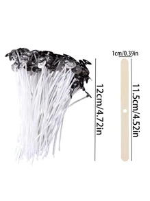 60 cái bấc nến bằng gỗ, bấc sáp hiện đại & thanh nến - Nhiều màu - Xem 6